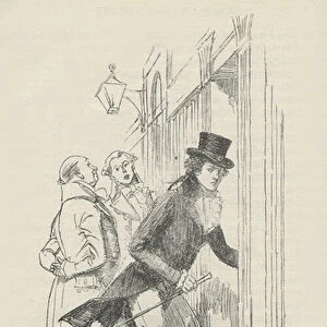 I have entered many a shop to avoid your sight, 1896 (engraving)