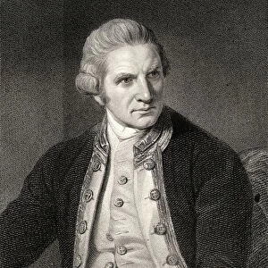 James Cook (1728-79) from The Gallery of Portraits, published 1833 (engraving)