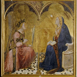 L Annunciation - tempera on panel, 1344