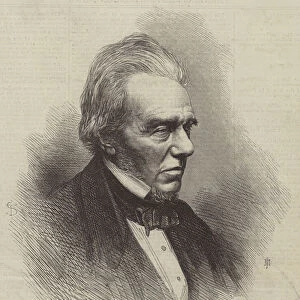 The late Michael Faraday (engraving)
