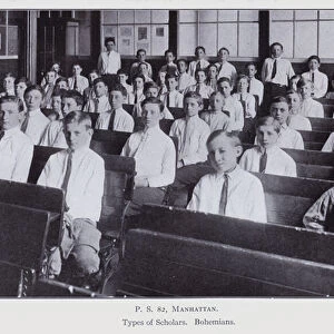 New York School Enquiry, 1911-13: Ps 82, Manhattan (b / w photo)