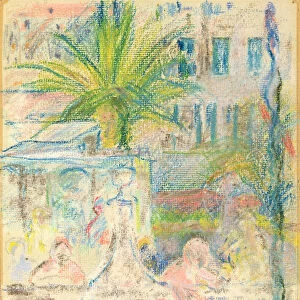 The Nice Carnival, 1889 (pastel on paper)