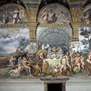 The noble banquet celebrating the marriage of Cupid and Psyche