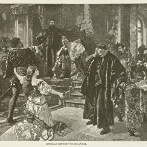 Othello before the senators (engraving)