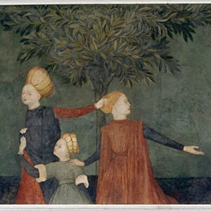 The palm of the hand game (fresco)