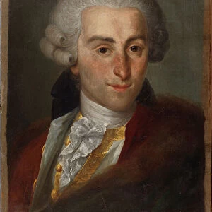 Portrait of Giovanni Battista Sammartini (1700-1775) italian composer