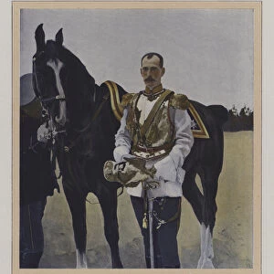 Portrait of Grand Duke Paul Alexandrovich of Russia (colour litho)