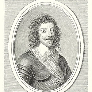 Portrait de H de Montmorency, par Cl Mellan (engraving)