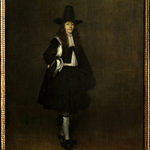 Portrait of Man in Black Painting by Gerard Ter Borch (1617-1681) 17th century Sun