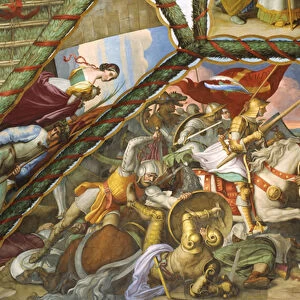 Rinaldo in battle (fresco)