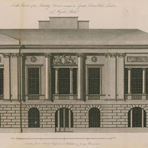 South front of Trinity House (engraving)