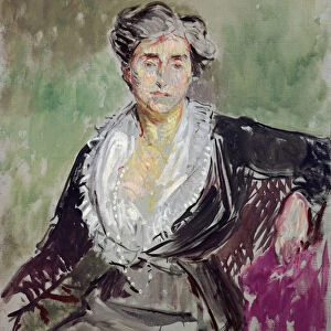 Study for a portrait of the Princess Edmond de Polignac, 1913 (oil on canvas)