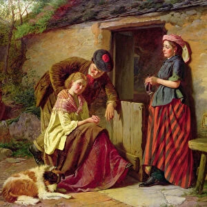 The Suitor, 1876 (oil on canvas)