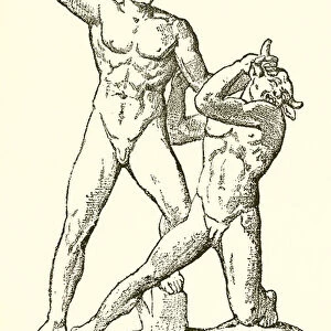 Theseus and the Minotaur (engraving)