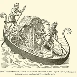 Venetian Gondola (engraving)