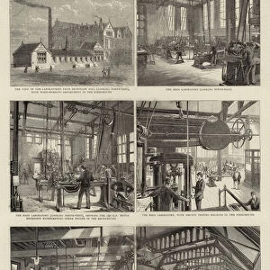 The Walker Engineering Laboratories at Liverpool (engraving)