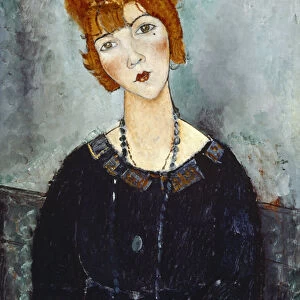 Woman with a Necklace, 1910 (oil on canvas)