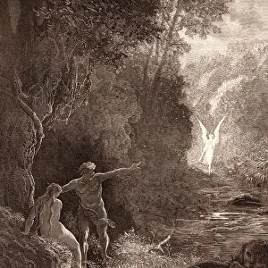 THE COMING OF RAPHAEL, BY GUSTAVE DORE. Dore, 1832 - 1883, French