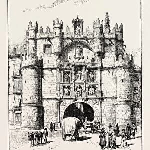 gateway of Santa Maria, Burgos. by T
