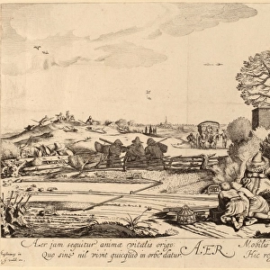 Jan van de Velde II after Willem Buytewech (Dutch, 1593 - 1641), Air, etching