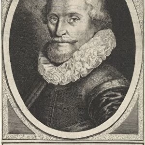 Portrait of Philipp Cluver, print maker: de Passe workshop of, Abraham Elzevier I, 1625
