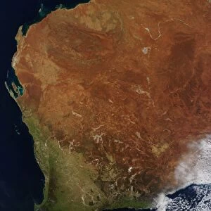 Satellite view of Western Australia
