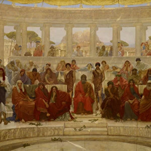 An Audience in Athens During [the Representation of] Agamemnon by Aeschylus, 1884