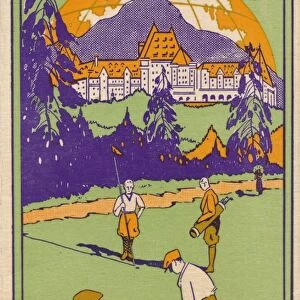 Banff Springs Golf Course, scorecard, c1925