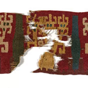 Fragment (Band), Peru, A. D. 700 / 900. Creator: Unknown