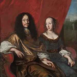 Gustav Adolf, 1633-1695, Duke of Mecklenburg-Güstrow. Magdalena Sibylla... mid-late 17th century. Creator: David Klocker Ehrenstrahl