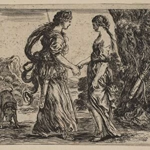 Jupiter and Callisto, from Game of Mythology (Jeu de la Mythologie), 1644
