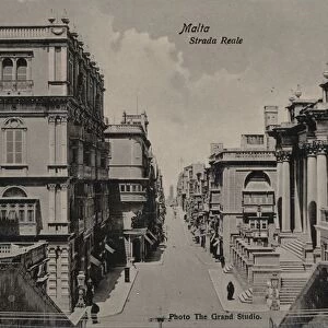 Malta - Strada Reale, c1900