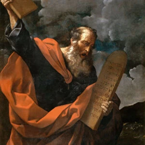 Moses Breaking the Tablets of the Law, ca 1624-1625
