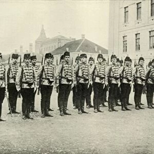 Servian Cavalry on Parade, (1919). Creator: Unknown