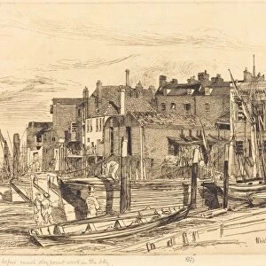 Thames Police, 1859. Creator: James Abbott McNeill Whistler