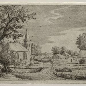 Village Church. Creator: Jan van Goyen (Dutch, 1596-1656)