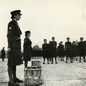 W. A. A. F. Band on Parade, c1943. Creator: Cecil Beaton