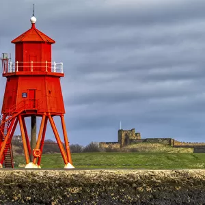 Herd Groyne Lighthouse, South Shields, Tyne and Wear, England