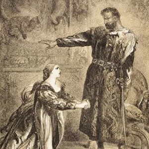 Illustration By Sir John Gilbert For Othello By William Shakespeare. From The Illustrated Library Shakspeare, Published London 1890