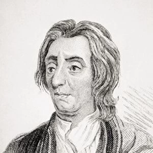 John Locke 1632-1704 English Philosopher Who Founded The School Of Empiricism From Old Englands Worthies By Lord Brougham And Others Published London Circa 1880 s