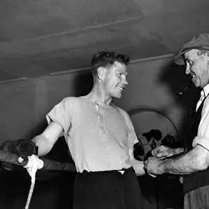 Boxer: Wally Thom helped in his training by his Uncle James Thom at his Birkenhead Gym