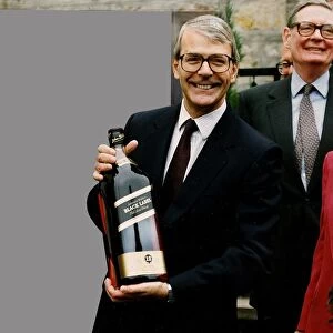 John Major Prime Minister at Cardhu Distillery with wife Norma Major