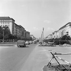Scenes in East Berlin, East Germany showing daily life continuing as normal soon after