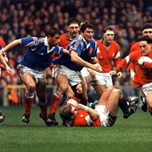 Sport - Rugby - Wales 24 v France 15 - 21st February 1994 - Welsh scrum half Rupert Moon