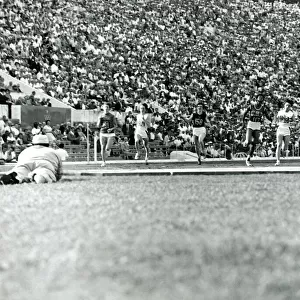 Wilma Rudolph (USA) in the 100m finals at the Olympic Games